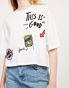 'Fake Blondies' patches top